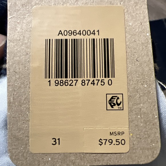 Levi's Low Pro Dark Wash High Rise Relaxed Straight Leg Jeans Sz 31 (34x31) NWT - Picture 6 of 14